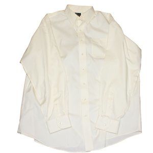 Jos A Bank Dressshirt  (pale yellow)  Size 17  - 36   L/S  5004